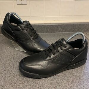Rockport Men's M7100 Milprowalker Shoes Black Leather Size 11.5 walking